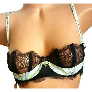 Victoria Secret Very Sexy Fantasy Island Runway Sheer Unlined Demi Bra 32D $140